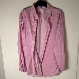 Bar III Pink Geometric Slim Fit Shirt